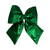 VIC-QTX24027 - 18" x 23" Green Metallic Bow - Vickerman