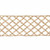 VIC-QY230390 - 4"X10Y Natural Jute Tinsel Grid Ribbon - Vickerman