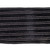 VIC-QY240305 - 2.5"x10yd Black Velvet Lined Satin Back - Vickerman