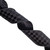 VIC-QY240510 - 4"x10yd Black Velvet Checkered Satin - Vickerman