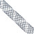 VIC-QY240955 - 3.75"x10yd Midnight Blue Thin Grid Wired - Vickerman