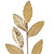VIC-RG220738 - 27.5" Champagne Mtllc Leaf Glitter Spray, 3-Pack - Vickerman