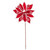 VIC-RG231903 - 21.5" Red Candy Cane Poinsettia, 4-Pack - Vickerman