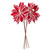 VIC-RG231903 - 21.5" Red Candy Cane Poinsettia, 4-Pack - Vickerman