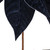 VIC-RG233131 - 21.5" Midnight Blue Poinsettia 18" Flower, 2-Pack - Vickerman