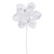 VIC-RG252611 - 17" White Magnolia Pearl 8" Flower, 2-Pack - Vickerman