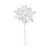 VIC-RG253101 - 17" Ivory Pearl Poinsettia 11" Flower, 2-Pack - Vickerman