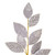 VIC-RG253307 - 32" Silver Velvet Pearl Leaf Spray, 2-Pack - Vickerman