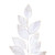 VIC-RG253311 - 32" White Velvet Pearl Leaf Spray, 2-Pack - Vickerman