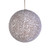 VIC-RN199511 - 3" Glitter Frosted Beige Ball, 6-Pack - Vickerman