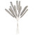 VIC-RPQ250707 - 31" Silver Tinsel Brush 5 Tip Spray, 3-Pack - Vickerman