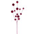 VIC-RPQ251703 - 28" Red Glitter Ball Spray, 2-Pack - Vickerman
