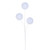 VIC-RPQ254111 - 26" White Sequin Triple Ball Spray, 2-Pack - Vickerman