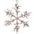 VIC-RV230538 - 9" Champagne Twig Snowflake Ornament, 3-Pack - Vickerman