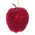 VIC-RX240103 - 3.5"-4.5" Red Beaded Fruit 3/Assorted - Vickerman
