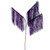 VIC-RX241366 - 36" Purple Tinsel Icicle 3-Tip Spray 3Pk - Vickerman