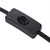 VIC-V15K117 - E26 Black Socket 8' Cord On/Off Switch - Vickerman