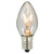 VIC-V471731-25 - C7 Clear 130V 5W Bulbs, 25-Pack - Vickerman