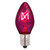 VIC-V471736-25 - C7 Transparent Purple 130V 5W Bulbs 25Bx - Vickerman