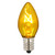 VIC-V471738-25 - C7 Transparent Gold 130V 5W Bulbs 25Bx - Vickerman