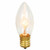VIC-V472131-25 - C9 Clear 7W 130V Bulb 25Bx - Vickerman