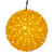 VIC-X120807 - 100 Lights x 7.5" LED Gold Starlight Sphere - Vickerman