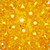 VIC-X120807 - 100 Lights x 7.5" LED Gold Starlight Sphere - Vickerman