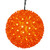 VIC-X120808 - 100 Lights x 7.5" LED Orange Starlight Sphere - Vickerman