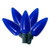 VIC-X12GC952 - 25 Lights LED C9 Blue Ceramic Green Wire 12"Sp 25'L - Vickerman