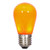 VIC-X14SC08-10 - S14 LED Orange Ceramic Bulb E26 Base, 10-Pack - Vickerman