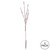 VIC-X15B608 - 60 Lights 3Pc 36" LED Orange WA Brown Wire Twig Lights - Vickerman