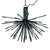 VIC-X21G083 - 80 Lights x 16" Green Starburst Red LED - Vickerman