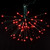VIC-X21G083 - 80 Lights x 16" Green Starburst Red LED - Vickerman