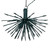 VIC-X21G089 - 80 Lights x 16" Green Starburst Pure White LED - Vickerman