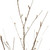 VIC-X220840 - 4' Brown Frosted Twig Tree LED 48 Warm White - Vickerman