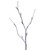 VIC-X220860 - 6' Brown Frosted Twig Tree LED 96 Warm White - Vickerman