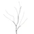 VIC-X221518 - 6' White Birch Twig Garland 48 Warm White LED B/O - Vickerman