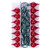VIC-X231503 - 15 Lights X15' Red LED G45 Gls Flme Tip Gw12"s - Vickerman