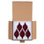 VIC-X231513 - 5Pk LED G45 Red Glass Flame Tip Bulb - Vickerman