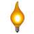 VIC-X231518 - 5Pk LED G45 Ambr Glass Flame Tip Bulb - Vickerman