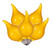 VIC-X231518 - 5Pk LED G45 Ambr Glass Flame Tip Bulb - Vickerman
