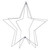 VIC-X23S024 - 240 Ltx24" Warm White LED Star Wire Silhouette - Vickerman
