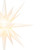 VIC-X23W251 - 25" LED Deluxe White Moravian Star KD - Vickerman