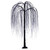 VIC-X249061LED - 6' Willow Twig Tree 243 Purple/Orange Lt - Vickerman