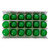 VIC-X24G4004 - 18 Lights Green LED G40 EC Set Green Wire 10"Sp - Vickerman