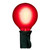 VIC-X24G4103 - Red LED G40-e12 Glass Bulb, 10-Pack - Vickerman