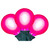 VIC-X24G4109 - Pink LED G40-e12 Glass Bulb, 10-Pack - Vickerman