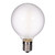 VIC-X24G4111 - White LED G40-e12 Glass Bulb, 10-Pack - Vickerman