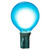 VIC-X24G5102 - Blue LED G50-e12 Glass Bulb, 10-Pack - Vickerman
