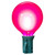 VIC-X24G5109 - Pink LED G50-e12 Glass Bulb, 10-Pack - Vickerman